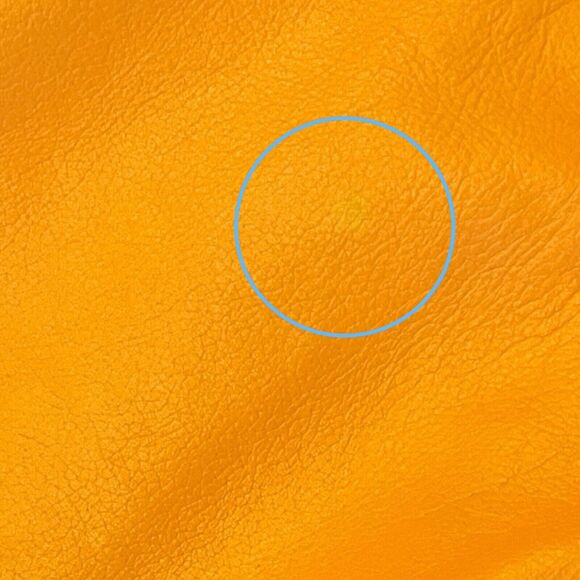 Burks Bay Pac-Man Bomber Jacket Mens Large Orange Black Wool Leather Gamer Coat - Picture 16 of 16